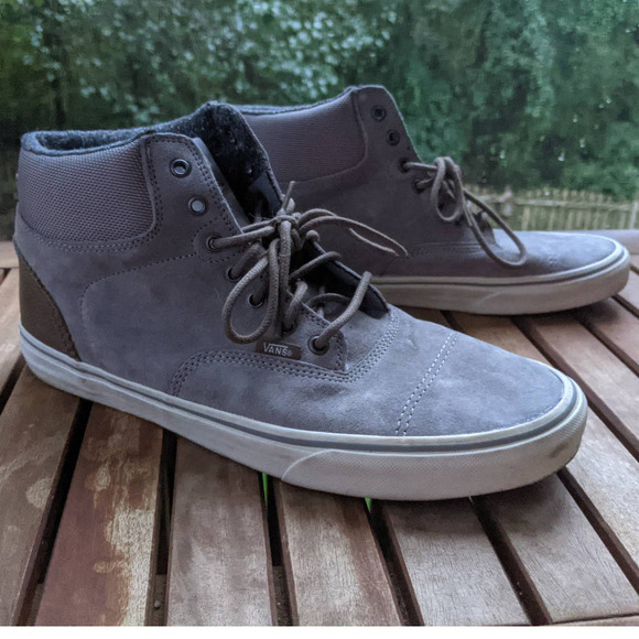 Vans Men's Era Hi Pig Suede and Nylon High-Top Skateboarding Shoe Size 12 - Picture 3 of 8